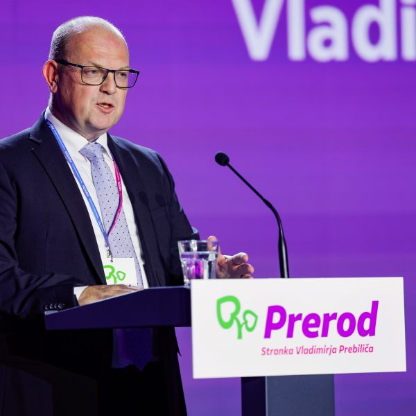 Ustanovni kongres, Vladimir Prebilič, Kočevje, Slovenia, 15.10.2025, Mandatory Credit © Anze Malovrh / kolektiff